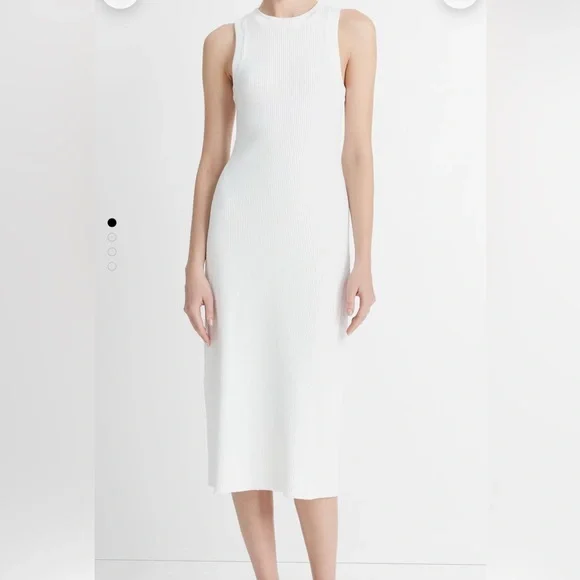 white midi bodycon tank dress Women Summer Backless White Midi Bodycon Bandage Dress Tank Sleeveless Celebrity Elegant Evening Party Dresses vestidos